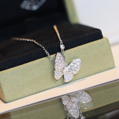 [OAKJURI Jewelry]BUTTERFLY DIAMOND NECKLACE