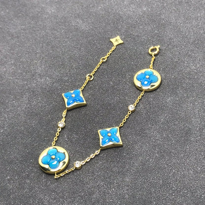 [OAKJURI Jewelry]STAR AND SUN TURQUOISE 4 MOTIFS 3 DIAMONDS
