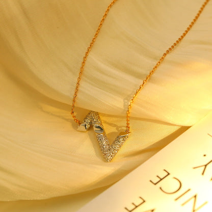 [OAKJURI Jewelry]VOLT SILVER DIAMOND PEDANT NECKLACE