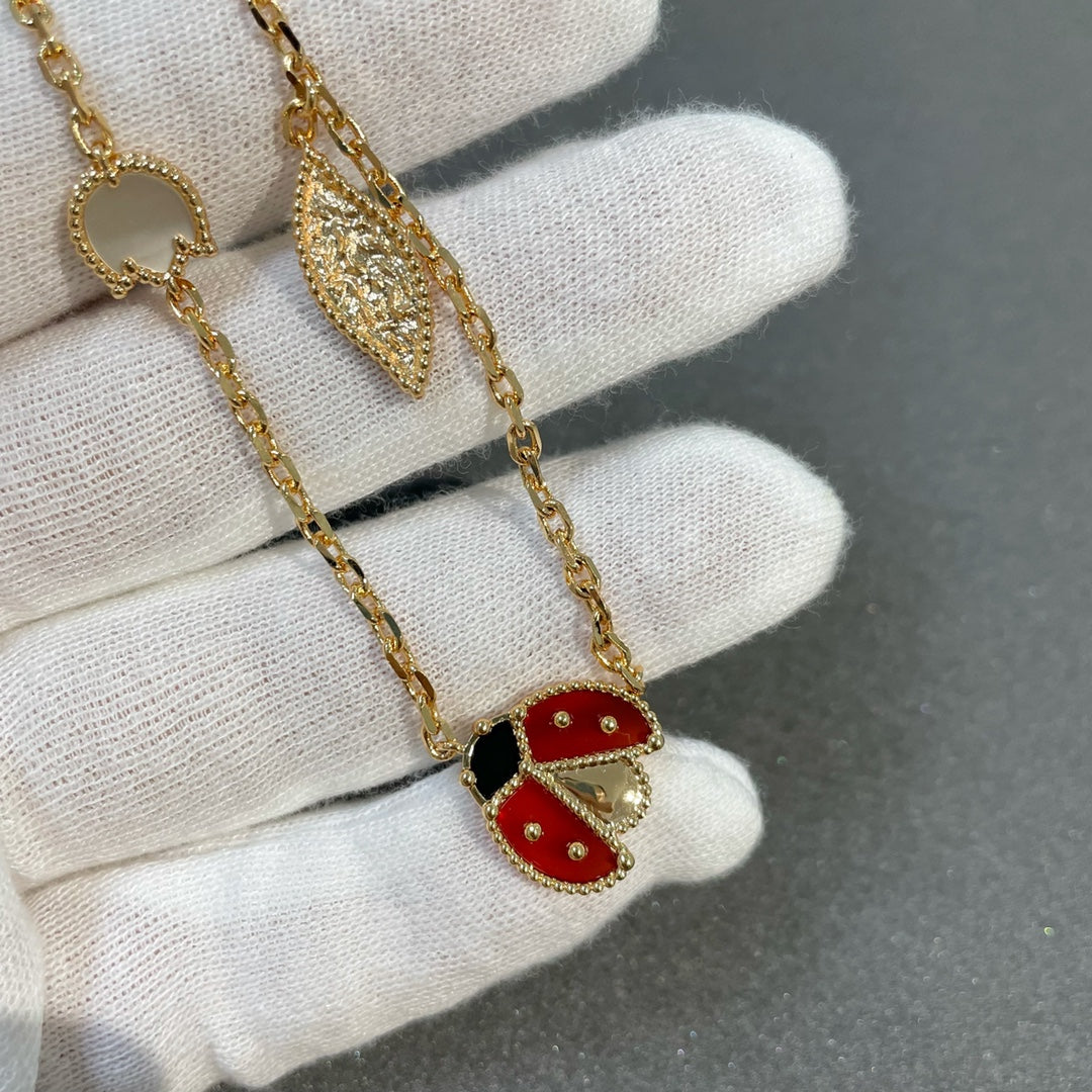 [OAKJURI Jewelry]LUCKY SPRING 15 MOTIFS GOLD NECKLACE