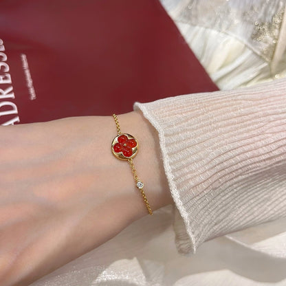 [OAKJURI Jewelry]SUN PEDANT CARNELIAN BRACELET