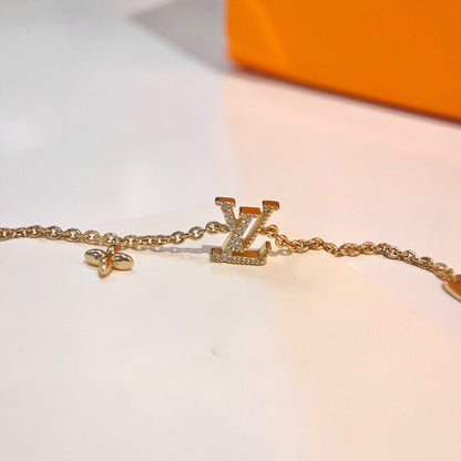 [OAKJURI Jewelry]LOGO STAR MOTIF GOLD BRACELET