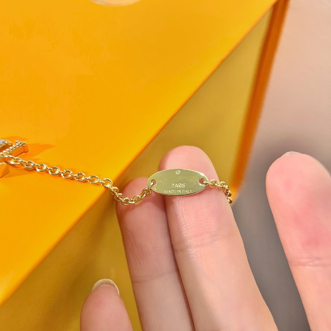 [OAKJURI Jewelry]LOGO STAR MOTIF GOLD BRACELET