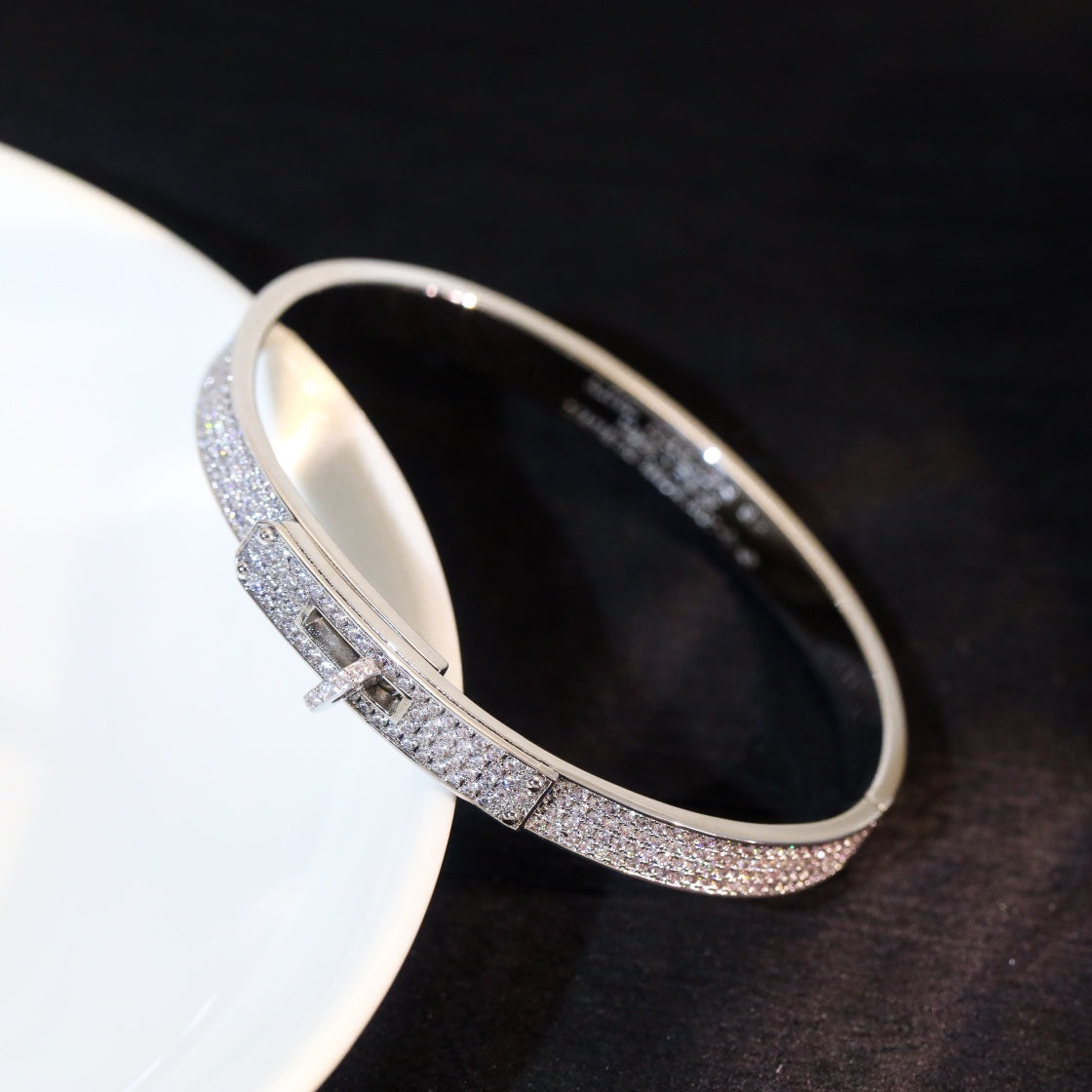 [OAKJURI Jewelry]KELLY BRACELET DIAMOND PAVED