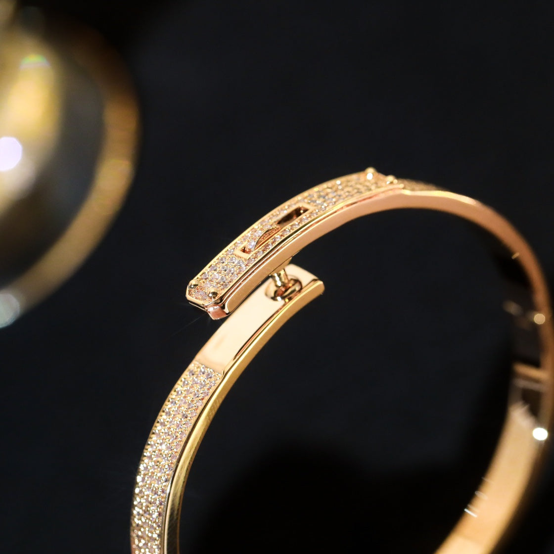 [OAKJURI Jewelry]KELLY BRACELET DIAMOND PAVED