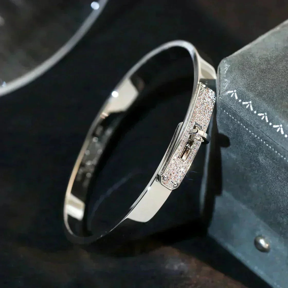 [OAKJURI Jewelry]KELLY SILVER DIAMOND BRACELET