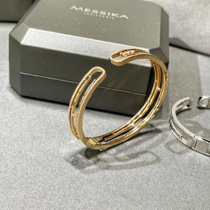 [OAKJURI Jewelry]MOVE 10TH PAVED DIAMOND BRACELET