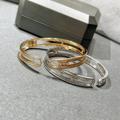 [OAKJURI Jewelry]MOVE 10TH PAVED DIAMOND BRACELET