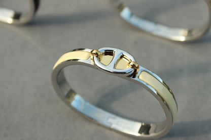 [OAKJURI Jewelry]CLIC CHAINE SILVER BRACELET