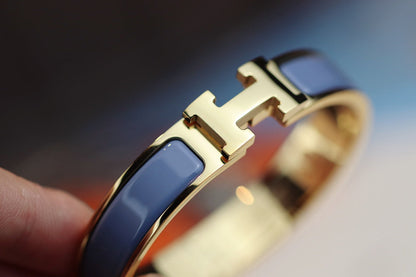 [OAKJURI Jewelry]H BRACELET 12MM BLUE GRAY