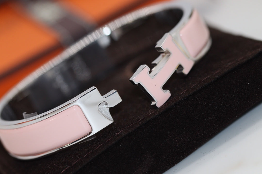 [OAKJURI Jewelry]H BRACELET 12MM PINK