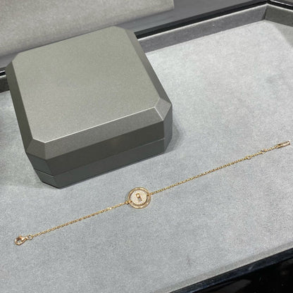 [OAKJURI Jewelry]LUCKY MOVE DIAMOND PAVED BRACELET