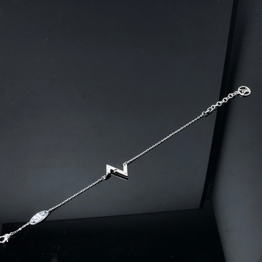 [OAKJURI Jewelry]VOLT LV LOGO BRACELET
