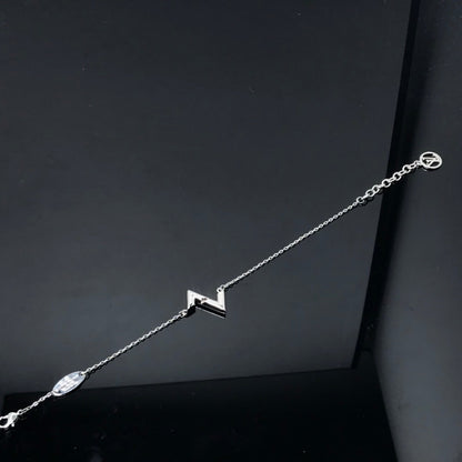 [OAKJURI Jewelry]VOLT LV LOGO BRACELET