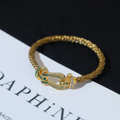 [OAKJURI Jewelry]FORCE 10 GOLD GREEN DIAMOND PAVED