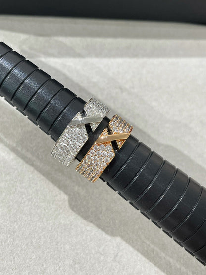 [OAKJURI Jewelry]LIENS EVIDENCE  DIAMOND PAVED RING