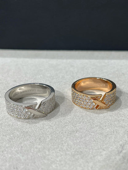 [OAKJURI Jewelry]LIENS EVIDENCE  DIAMOND PAVED RING
