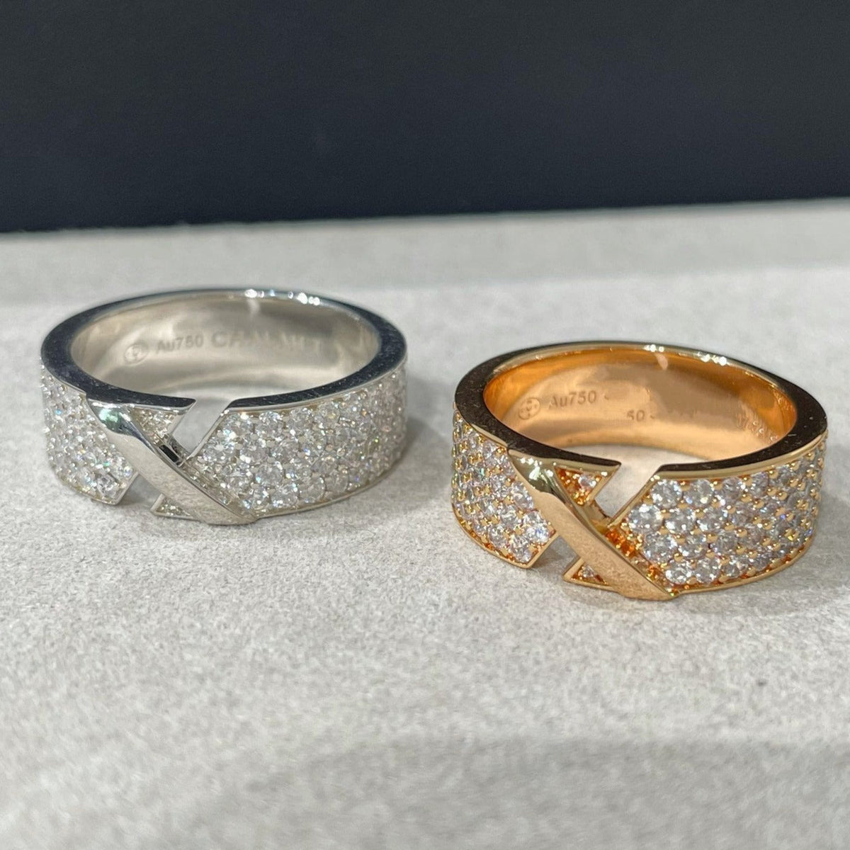 [OAKJURI Jewelry]LIENS EVIDENCE  DIAMOND PAVED RING