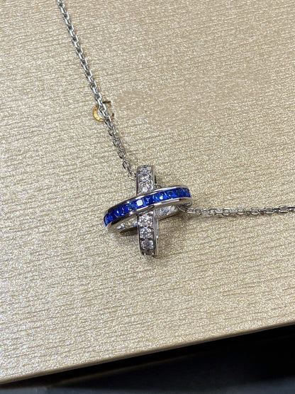 [OAKJURI Jewelry]LIENS DIAMOND SILVER NECKLACE