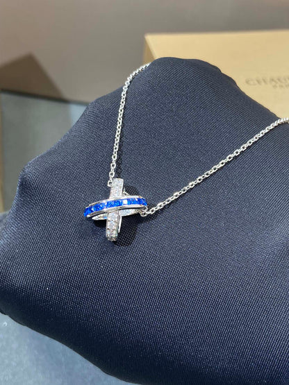 [OAKJURI Jewelry]LIENS DIAMOND SILVER NECKLACE