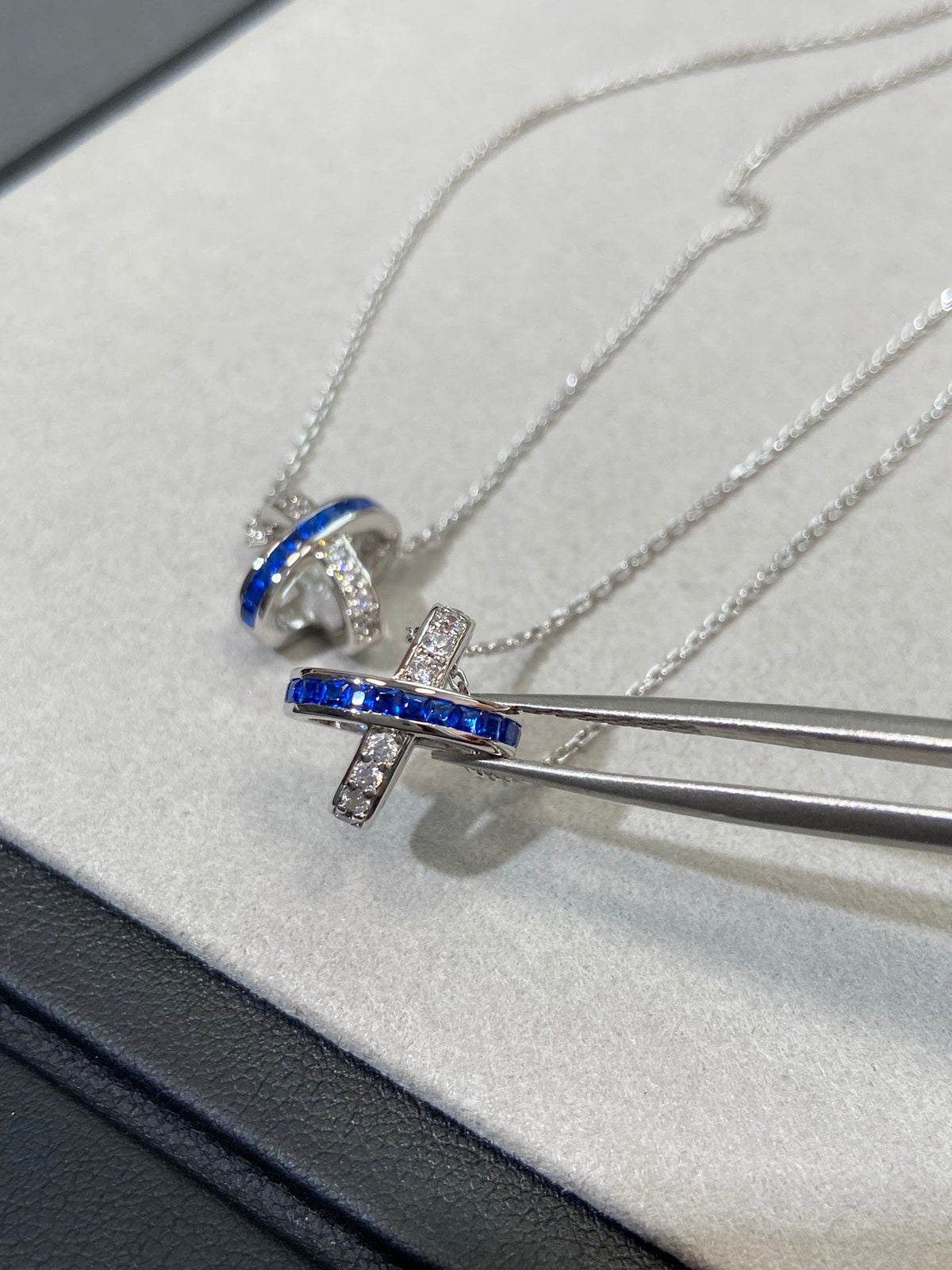 [OAKJURI Jewelry]LIENS DIAMOND SILVER NECKLACE