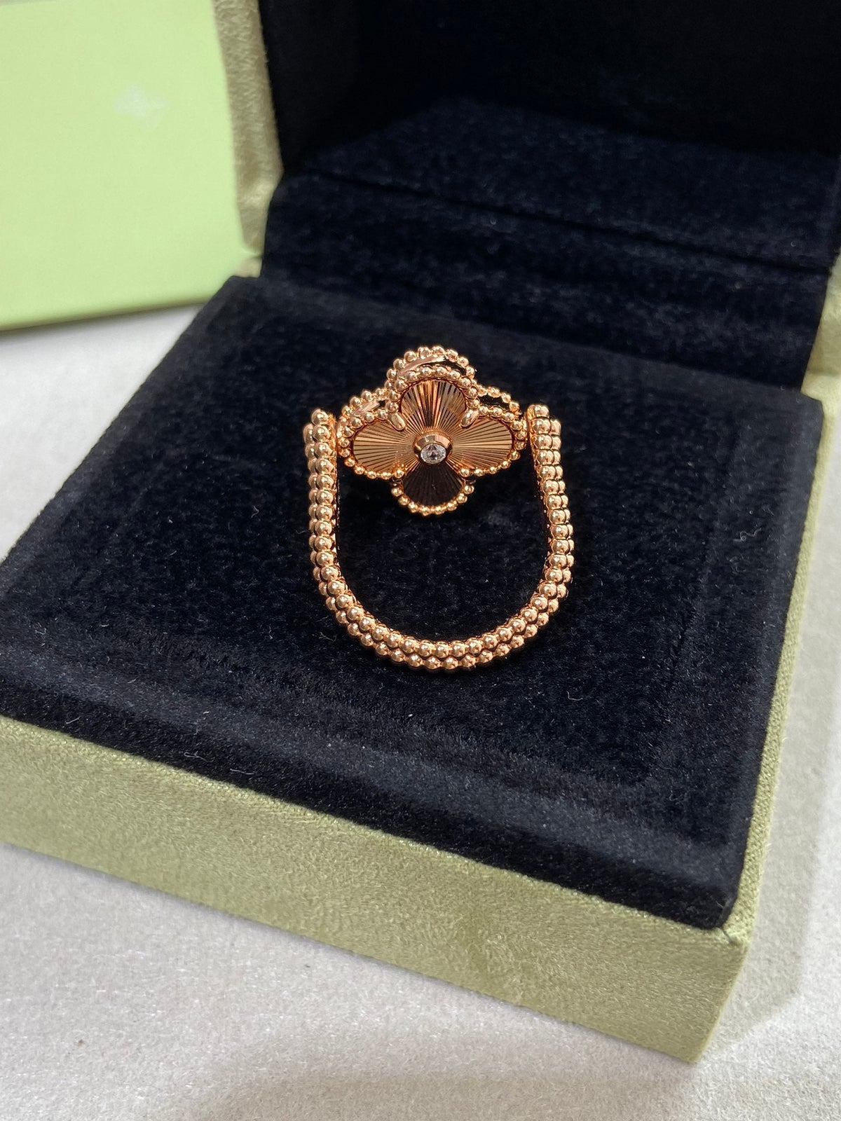 [OAKJURI Jewelry]CLOVER RIVERSIBLE RING GOLD COLLECTION