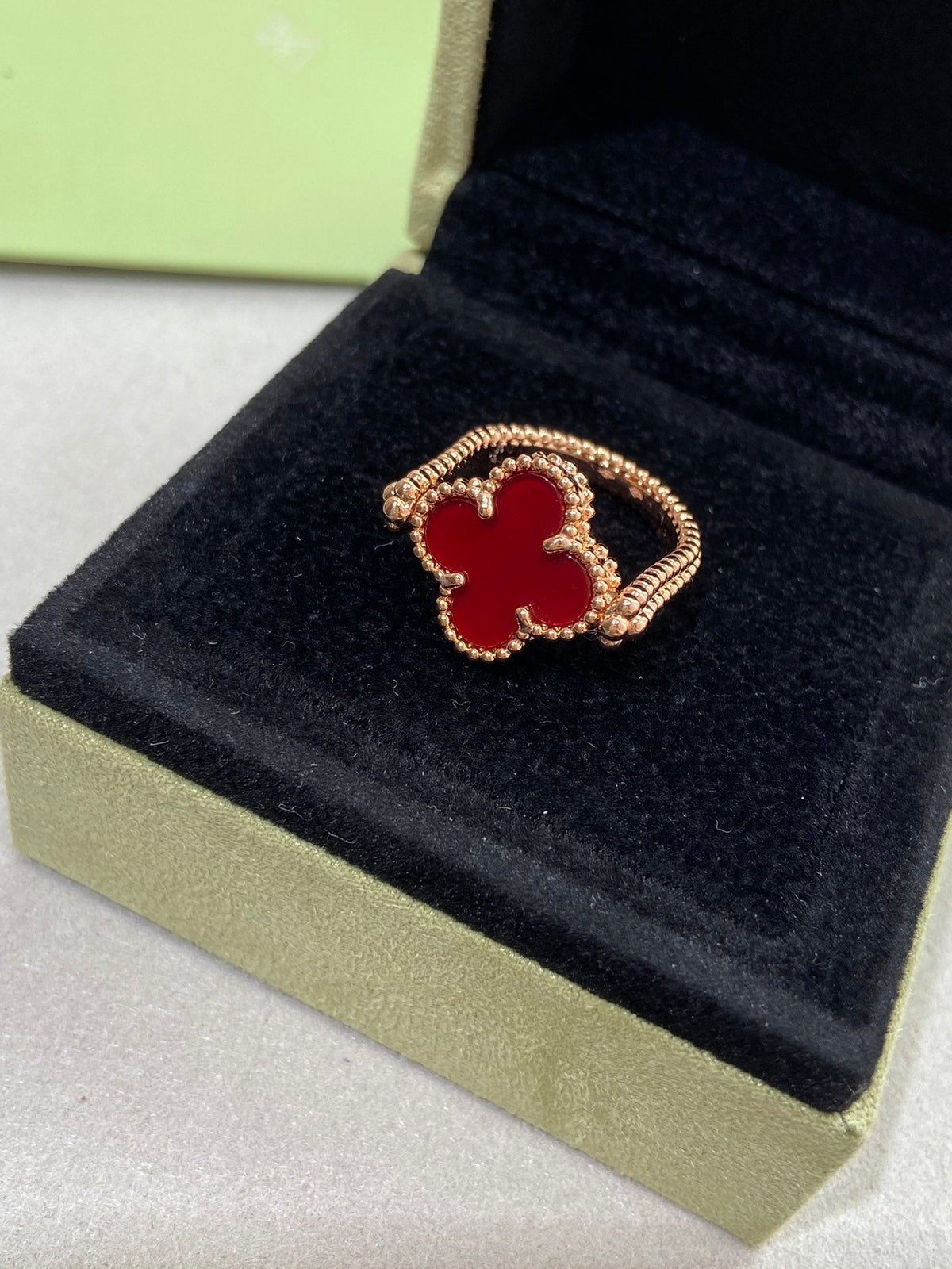 [OAKJURI Jewelry]CLOVER RIVERSIBLE RING GOLD COLLECTION
