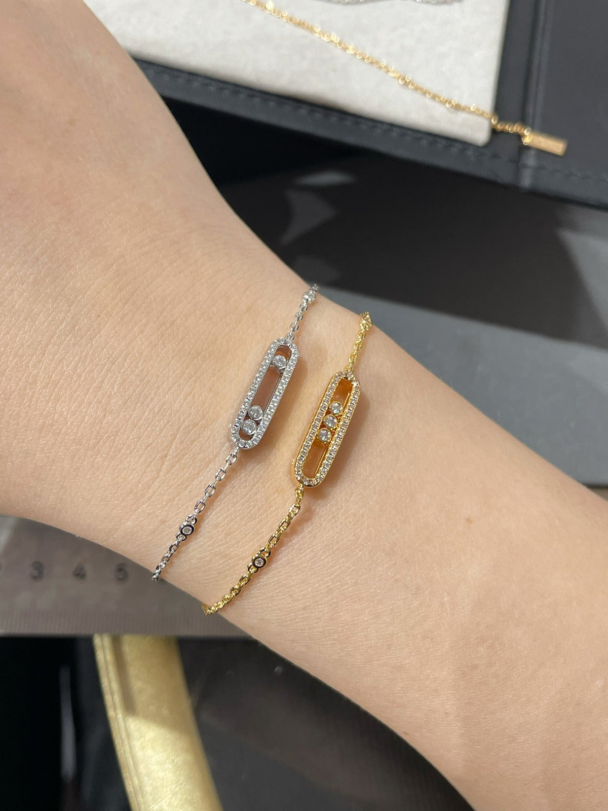 [OAKJURI Jewelry]BABY MOVE DIAMOND BRACELET