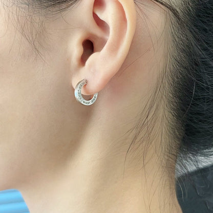 [OAKJURI Jewelry] LOVE DIAMOND EARRINGS