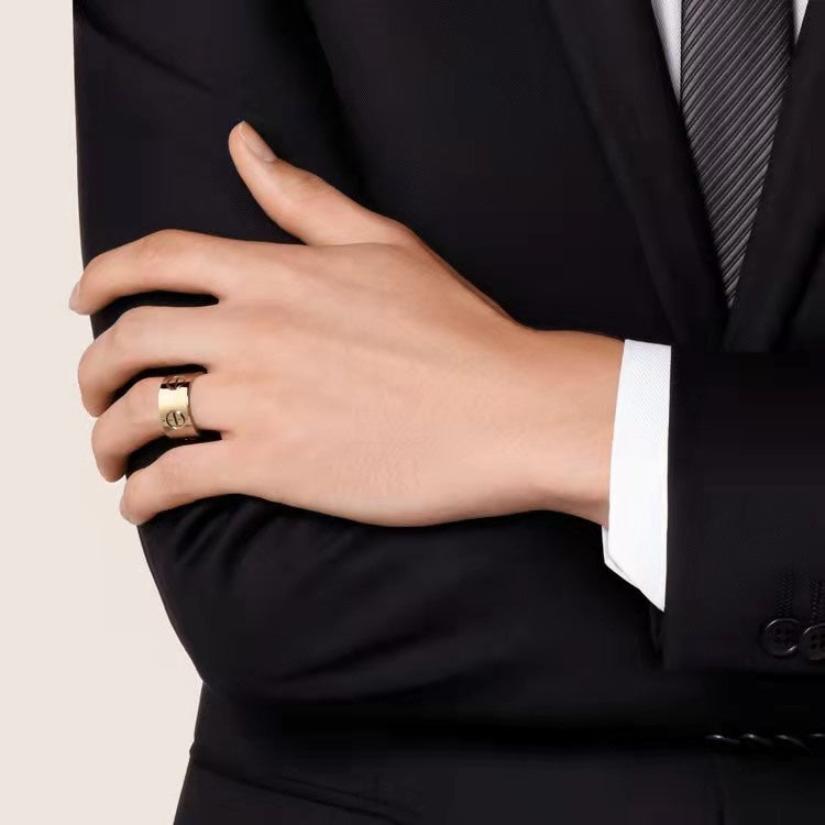 [OAKJURI Jewelry] LOVE 11MM LARGE RING