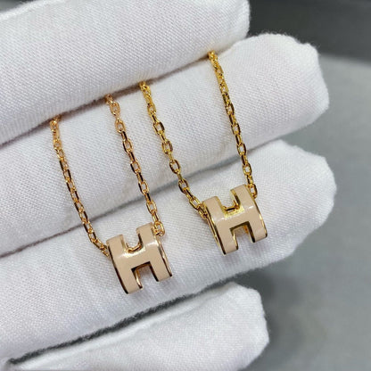 [OAKJURI Jewelry]MINI POP H NECKLACE