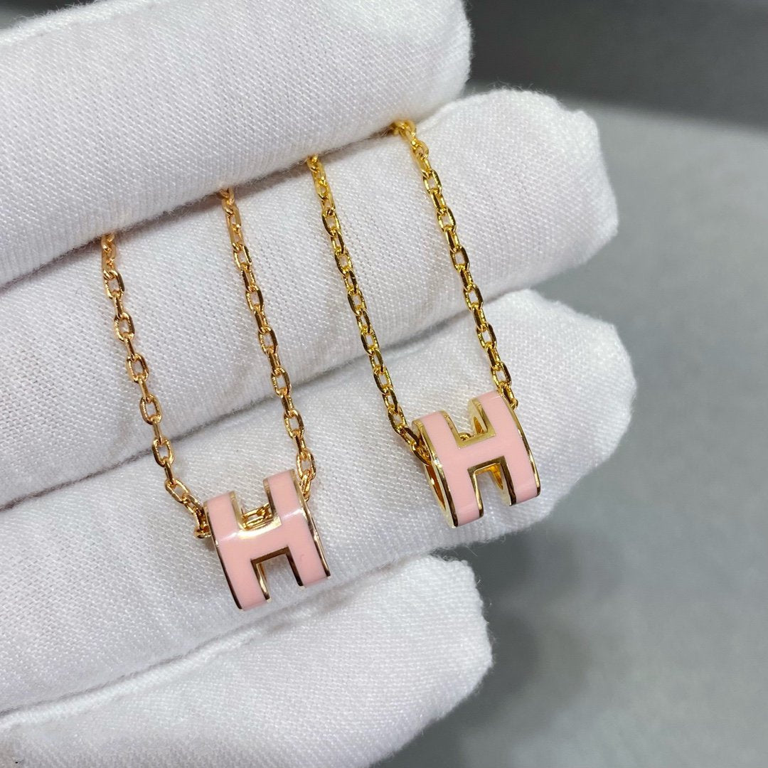 [OAKJURI Jewelry]MINI POP H NECKLACE