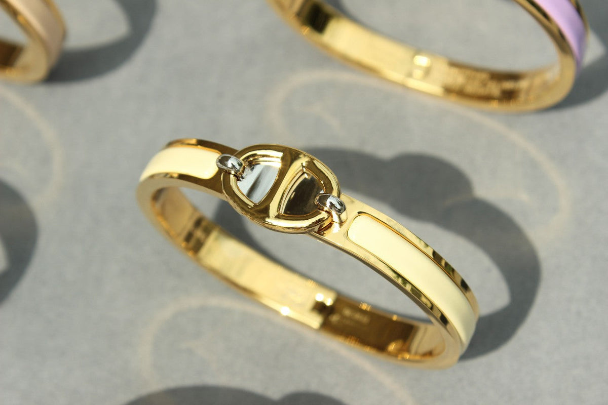 [OAKJURI Jewelry]CLIC CHAINE GOLD BRACELET