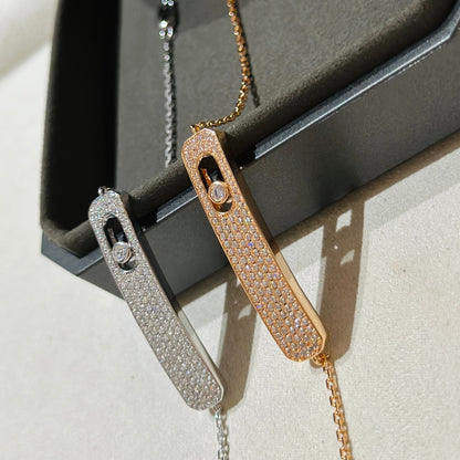 [OAKJURI Jewelry]MOVE CLASSIQUE DIAMOND PAVED BRACELET