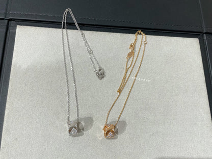[OAKJURI Jewelry]LIENS EVIDENCE DIAMOND PAVED NECKLACE