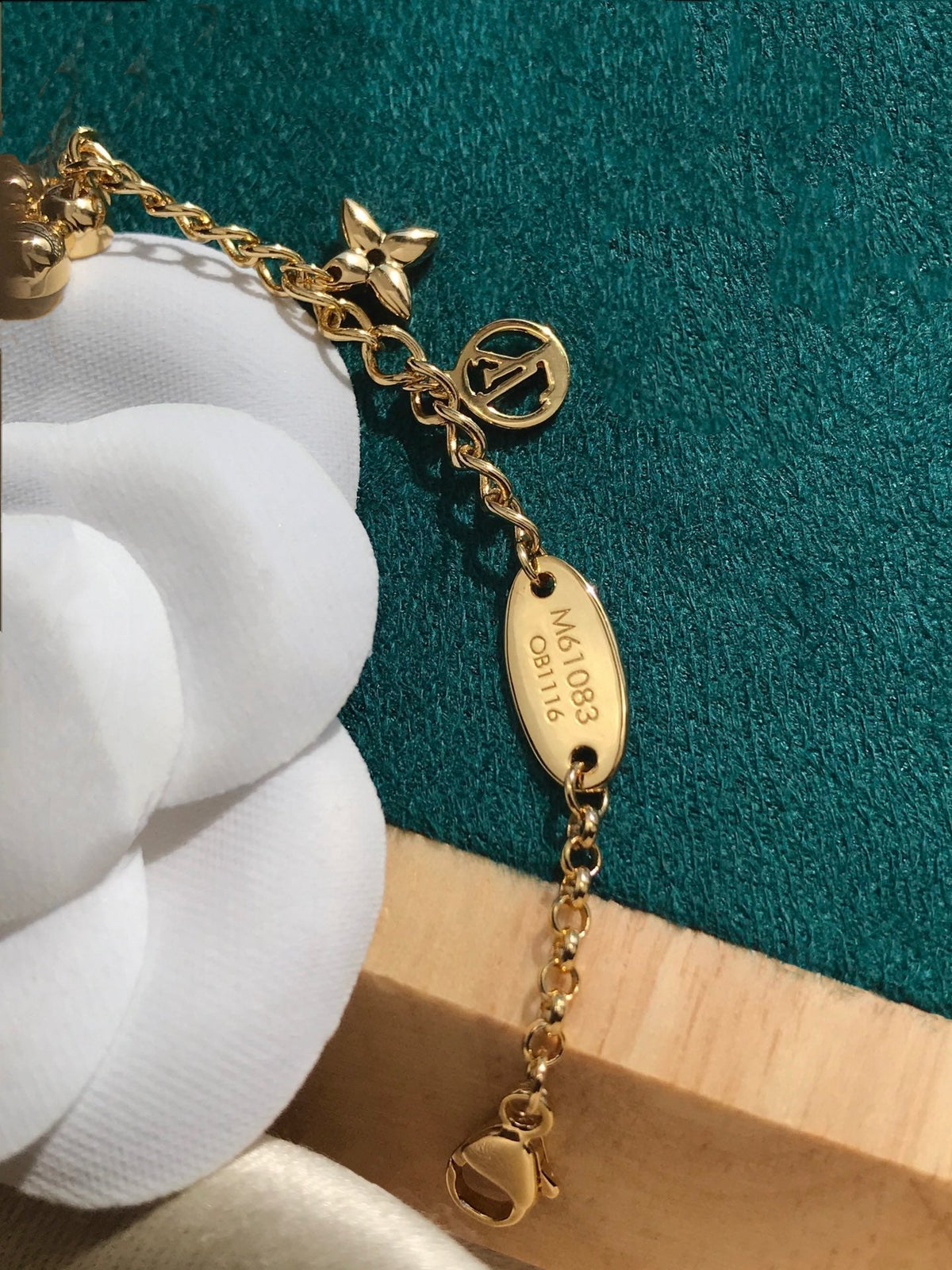 [OAKJURI Jewelry]BLOOMING PINK GOLD MOP BRACELET