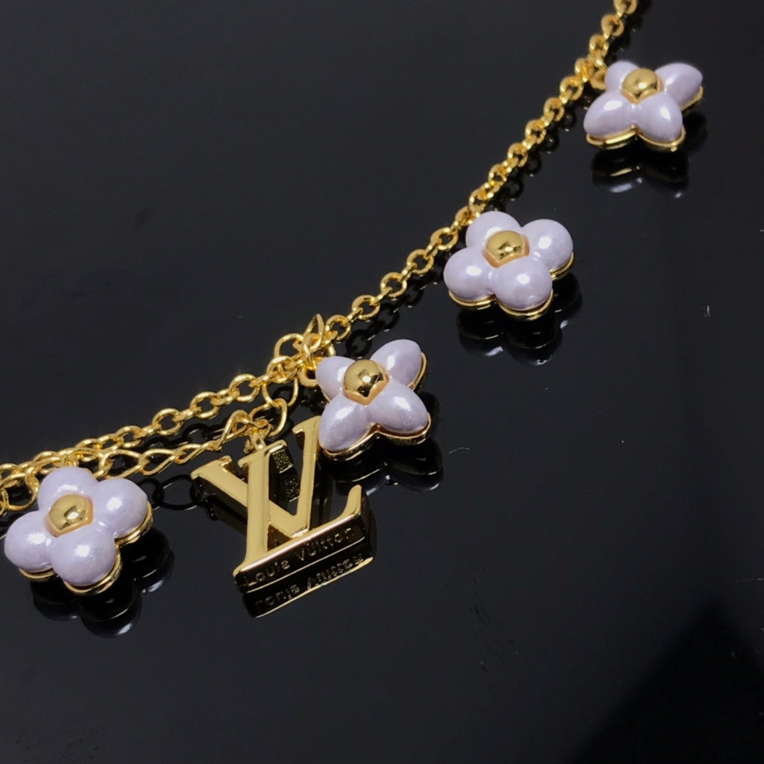 [OAKJURI Jewelry]LOGO 6 MOTIF STAR AND SUN GOLD BRACELET