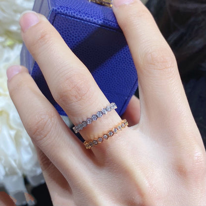 [OAKJURI Jewelry]BEE LOVE DIAMOND PAVED SMALL RING