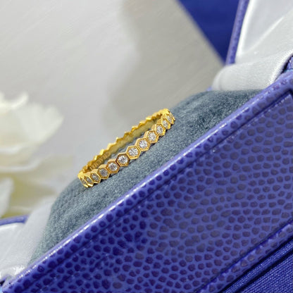 [OAKJURI Jewelry]BEE LOVE DIAMOND PAVED SMALL RING