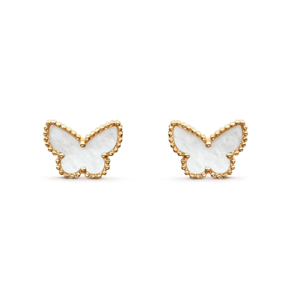 [OAKJURI Jewelry]SWEET BUTTERFLY MOP EARSTUDS