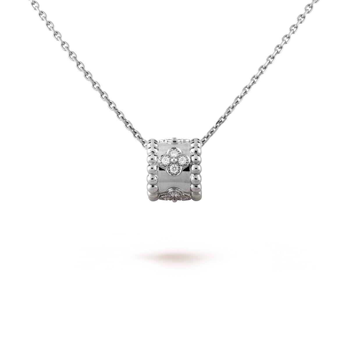 [OAKJURI Jewelry]PERLEE PEDANT SIVLER DIAMOND NECKLACE