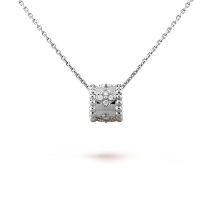 [OAKJURI Jewelry]PERLEE PEDANT SIVLER DIAMOND NECKLACE