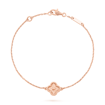 [OAKJURI Jewelry]CLOVER SINGLE FLOWER BRACELET