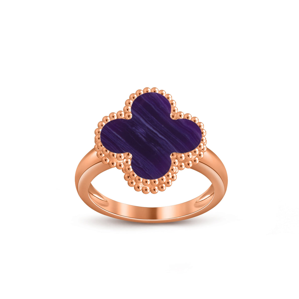 [OAKJURI Jewelry]CLOVER RING ROSE GOLD COLLECTION