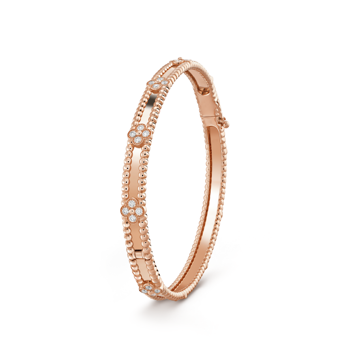 [OAKJURI Jewelry]CLOVER BRACELET 4MM DIAMONDS
