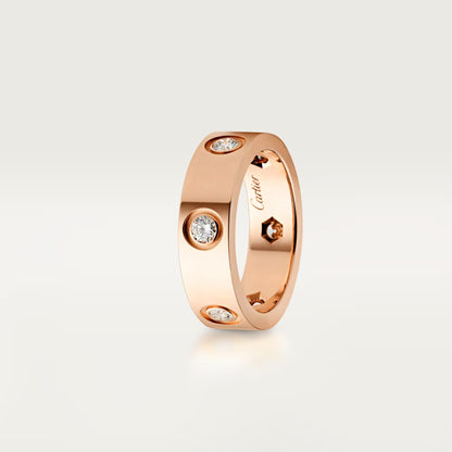 [OAKJURI Jewelry] LOVE 5.5MM 6 DIAMOND RING
