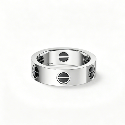 [OAKJURI Jewelry] LOVE RING 5.5MM NO DIAMONDS  CERAMIC