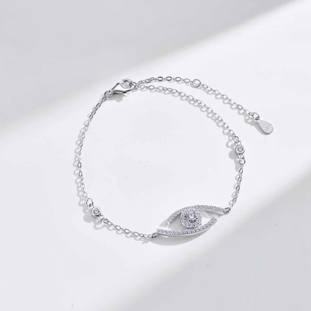[OAKJURI Jewelry]Lucky Eye Pave-Set Diamond Bracelet