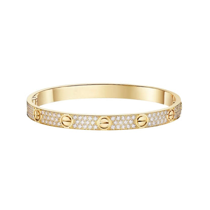 [OAKJURI Jewelry] LOVE BRACELET 6.1MM DIAMOND-PAVED