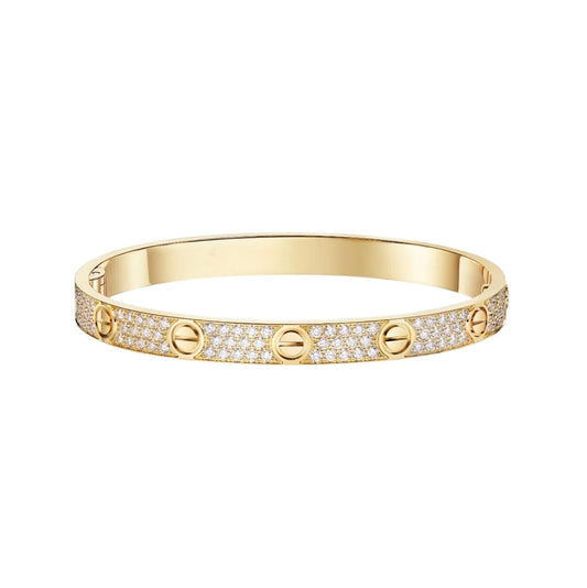 [OAKJURI Jewelry] LOVE BRACELET 6.1MM DIAMOND-PAVED
